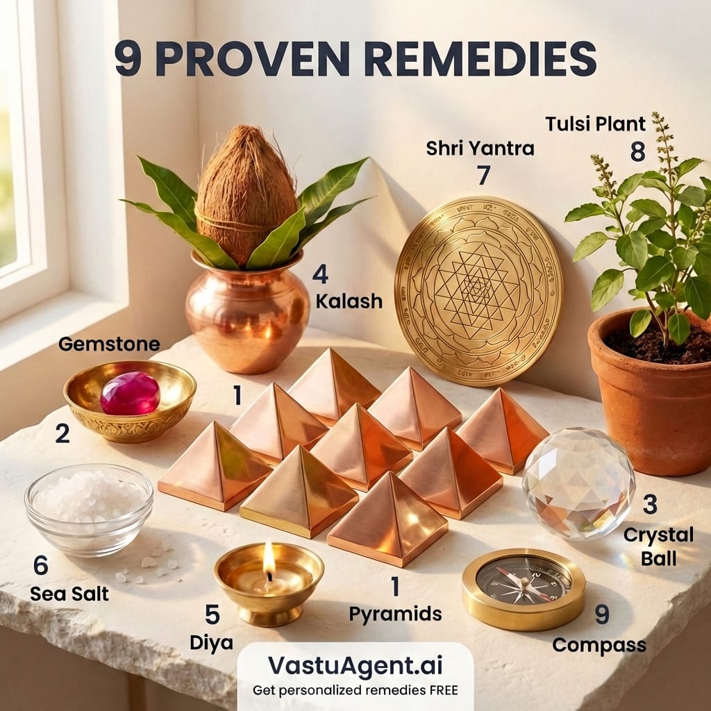 9 proven remedies for Brahmasthan by Vastuagent.ai