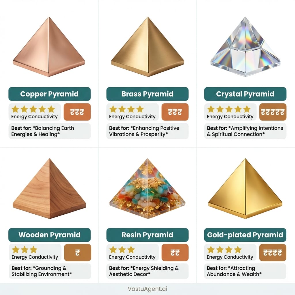 Vastu Pyramid Types by Vastuagent.ai