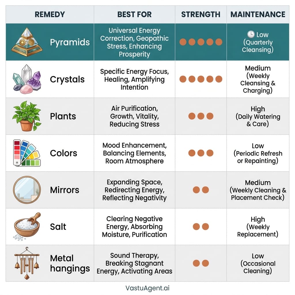 Vastu Pyramid Remedies by Vastuagent.ai