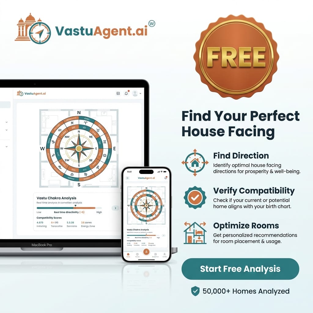 Find directions, generate floor plans and analyze along with detailed full home vastu reports by Vastuagent.ai