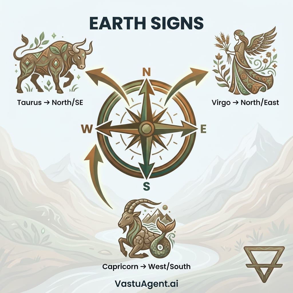 Earth Signs for home facing guide by Vastuagent.ai