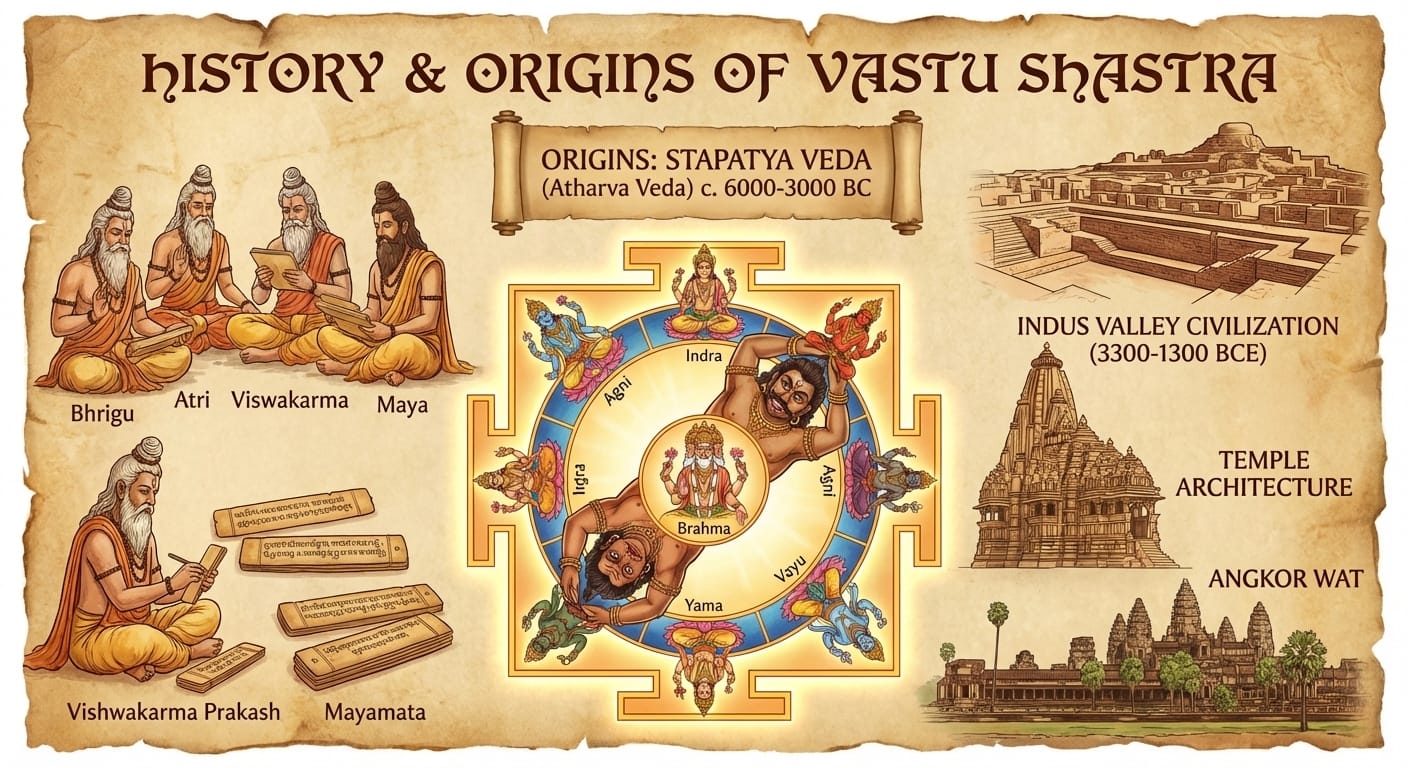 History & Origins of Vastu Purusha by Vastuagent.ai