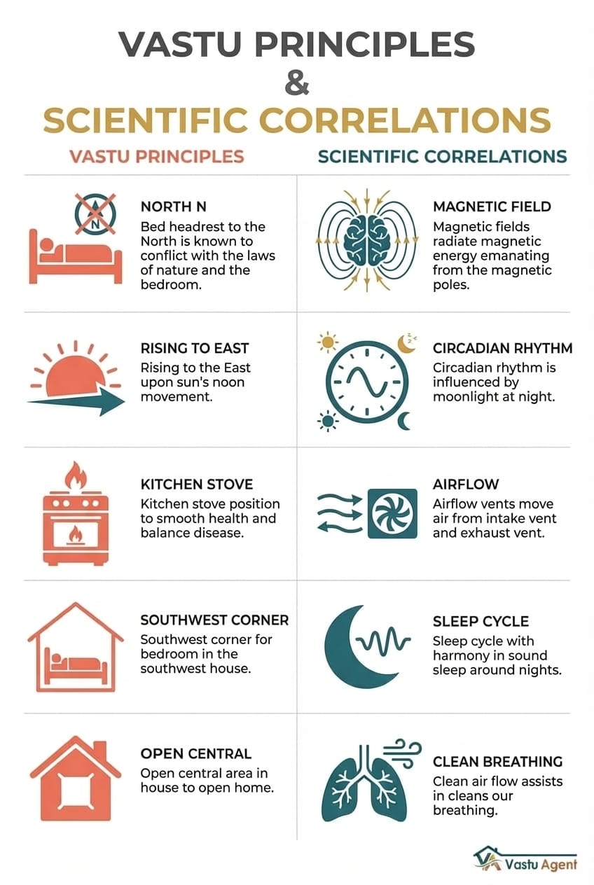 Vastu principles and Co-relations by Vastuagent.ai