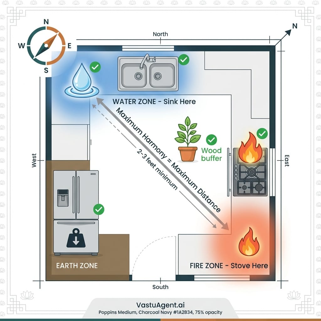 Water Elements and Sink by Vastuagent.ai