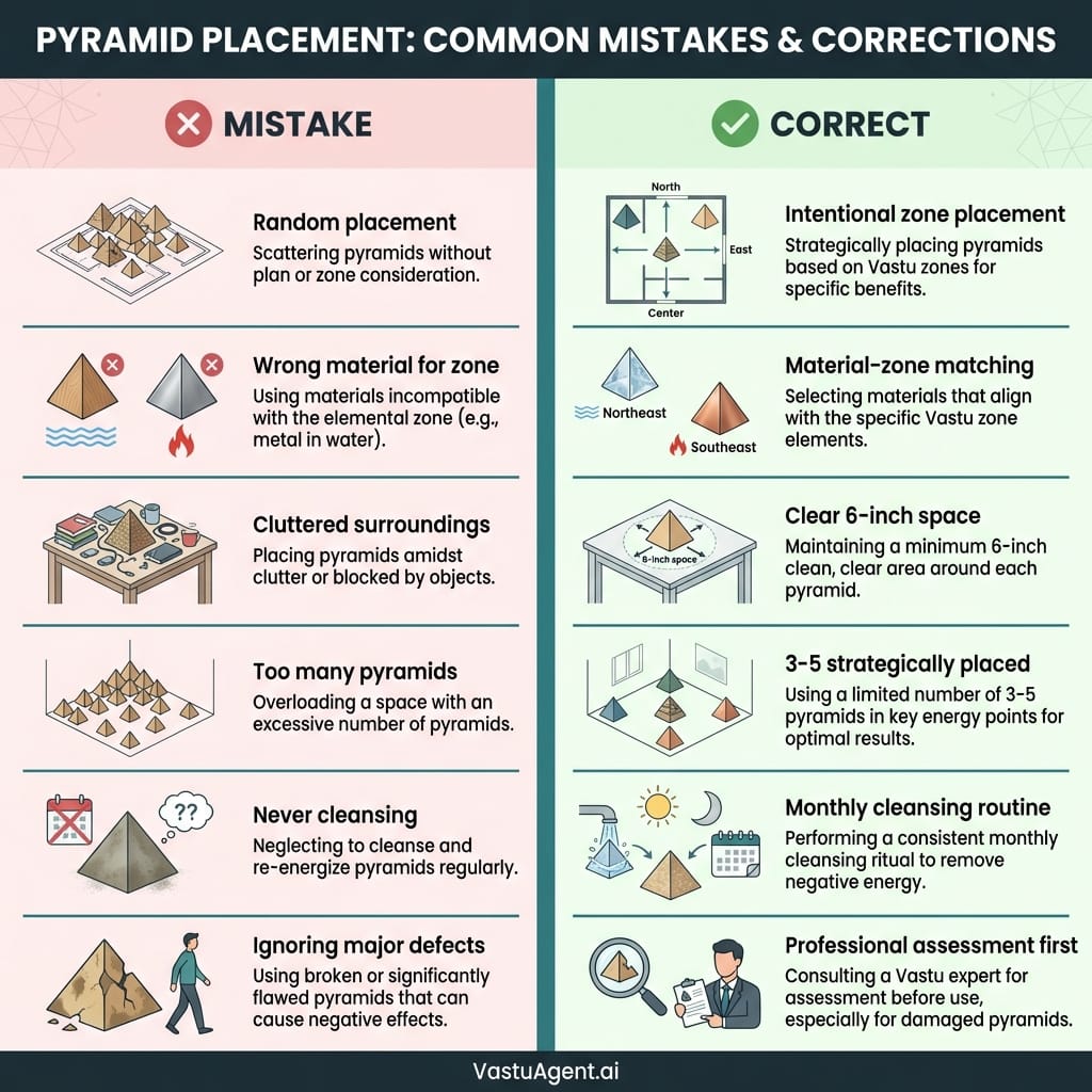 Common Mistakes in Vastu Pyramid Placement by Vastuagent.ai