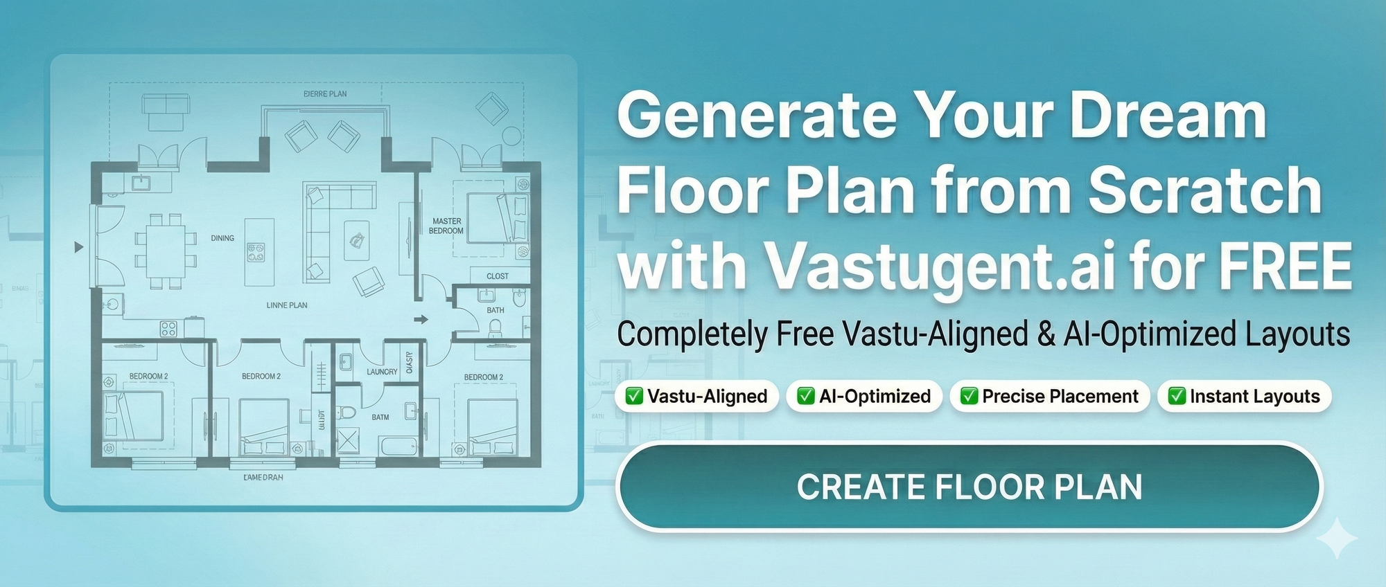 Floor plan Generator by Vastuagent.ai