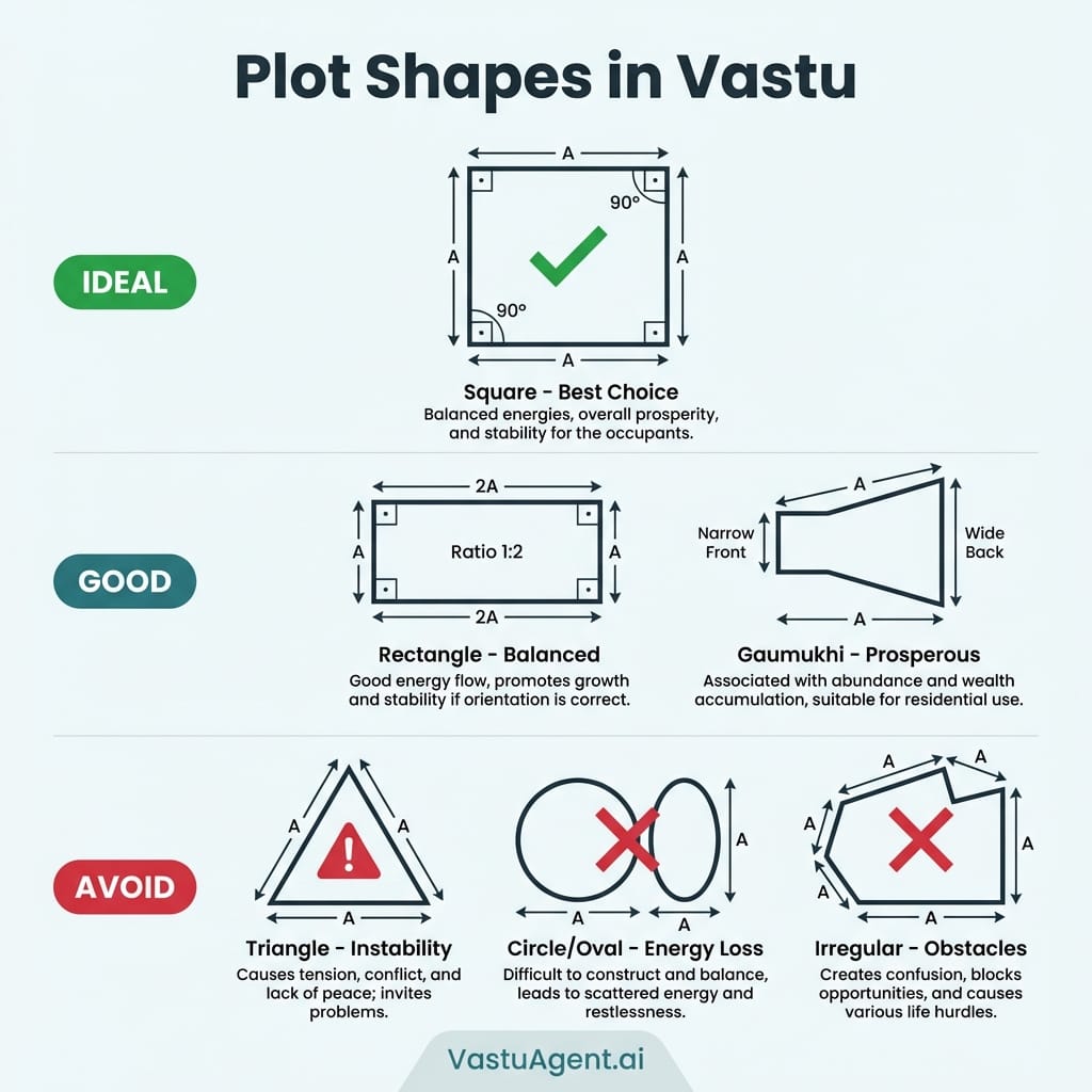 Vastu Plot Shape Analysis