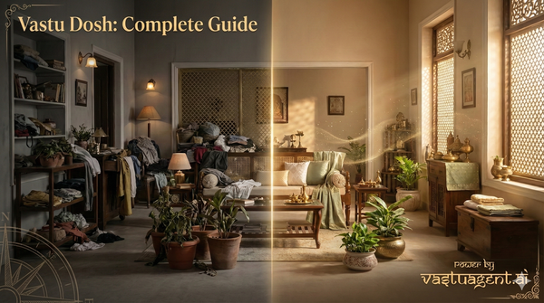 Vastu Dosh: Complete Guide to 50+ Defects & Remedies Without Demolition by Vasutagent.ai