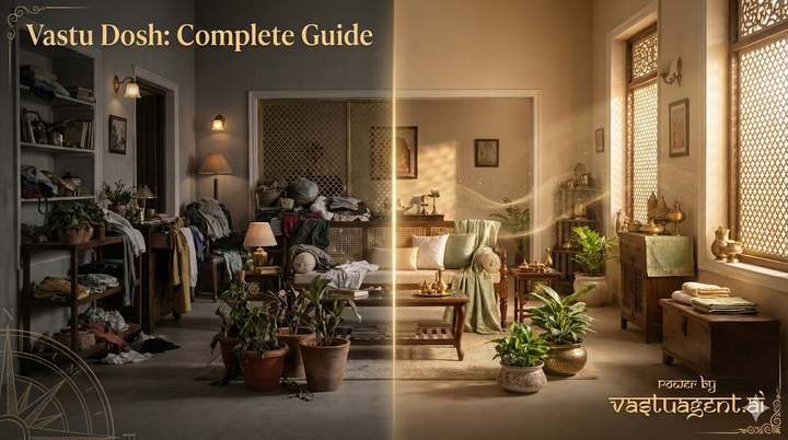 Vastu Dosh: Complete Guide to 50+ Defects & Remedies Without Demolition by Vasutagent.ai